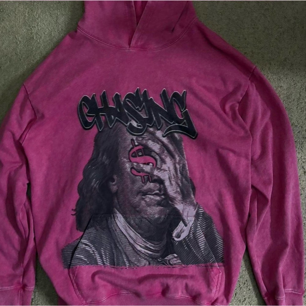 Pink Graphic Hoodie